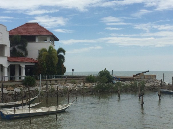Fishing boat jetty, Kampung Portugis